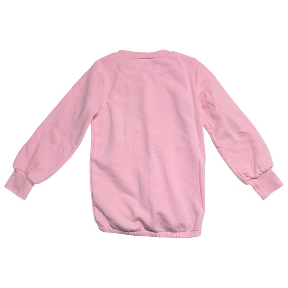 Nike Girls Pink Fleece‎ Sweatshirt & Black Velour Leggings Set Size 4T - Picture 4 of 10